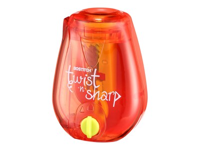 Bostitch Twist-n-Sharp Manual Pencil Sharpener, Assorted Colors (PS1-ADJ)