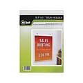 NuDell Sign Holder, 8.5 x 11, Clear Plastic (38011)