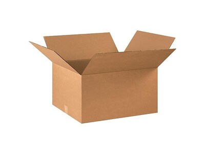 22 x 18 x 12 Shipping Boxes, ECT Rated, Kraft, 15/Bundle (BS221812)