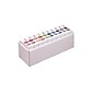 Smead BCCRN Color Coded Numeric Labels - 0-9, 1.25" x 1", Assorted Colors, 500/Roll (67380)