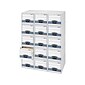 Bankers Box Stor/Drawer Steel Plus File Drawers, Letter Size, White/Blue, 6/Carton (00311)