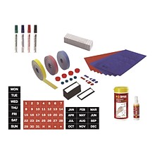 MasterVision Professional Magnetic Accessory Kit, Assorted Colors (KT1317)