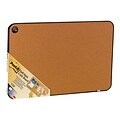 Post-it® Sticky Cork Board, 22 x 36, Black and Gray, Includes Command™ Fasteners (558-BB)