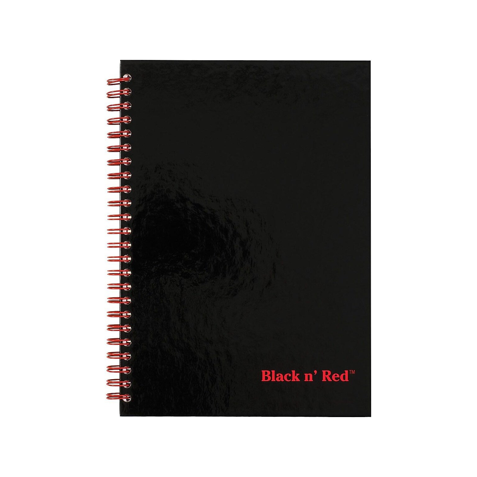 Black N Red Black n Red 1-Subject Professional Notebooks, 5.88 x 8.25, Wide Ruled, 70 Sheets, Black (L67000)