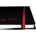 Black N Red Professional Notebooks, 5.875 x 8.25, Wide Ruled, 70 Sheets, Black (JDK-C67009)
