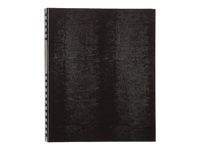 Blueline NotePro 1-Subject Professional Notebooks, 8.5 x 10.75, College Ruled, 150 Sheets, Black (