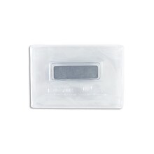 IDville Magnet ID Badge Holder, Clear, 25/Pack (134120531)