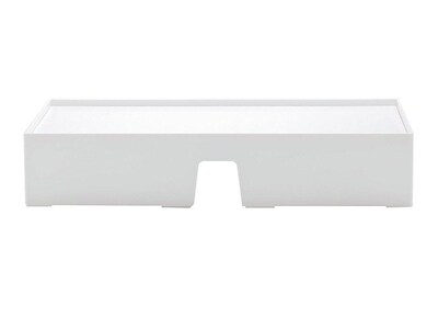 Poppin Non-Adjustable Monitor Riser, White (102092)