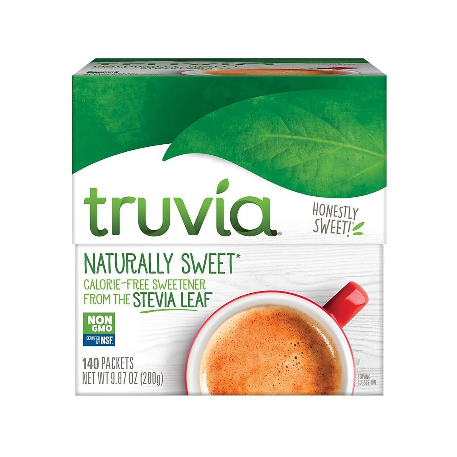Truvia A Naturally Sweet Calorie-Free Sweetener, 140/Box (8845)