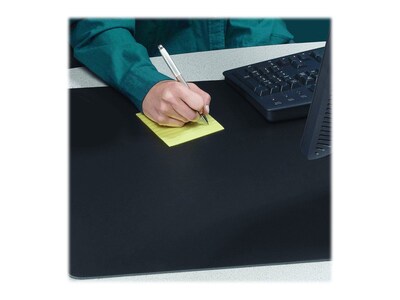 Artistic Rhinolin II PVC Desk Pad, 12" x 17", Matte Black (LT91-2M)