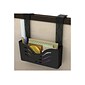 Deflect-O Magnetic 1-Pocket Plastic Letter Size Wall File, Black (73304H)