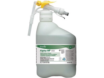Alpha-HP 52 Diversey RTD Multipurpose Cleaner, Liquid, Citrus Scent, 168.96 Oz. (3350743)