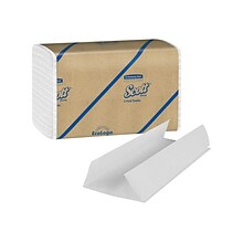 Scott C-Fold Paper Towels, 1-ply, 150 Sheets/Pack, 16 Packs/Carton (45786)