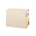 Smead® End Tab File Pocket, Reinforced Straight-Cut Tab, 3-1/2 Expansion, Fully-Lined Gusset, Lette