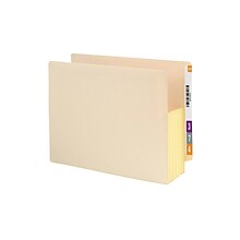 Smead® End Tab File Pocket, Reinforced Straight-Cut Tab, 5-1/4 Expansion, Fully-Lined Gusset, Lette