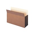 Smead Redrope File Pockets, Straight-Cut Tab, 5-1/4 Expansion, Legal Size, Brown, 10/Box (74274)