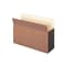 Smead Redrope File Pockets, Straight-Cut Tab, 5-1/4 Expansion, Legal Size, Brown, 10/Box (74274)