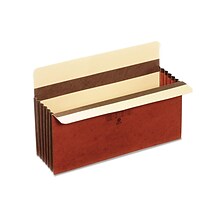 Pendaflex 10% Recycled Heavy Duty Reinforced File Pocket, 5 1/4 Expansion, Legal Size, Brown, 10/Bo