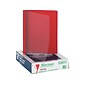 Oxford 3-Prong Report Covers, Letter, Red, 25/Box (OXF 55811)