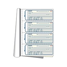 TOPS 2-Part Carbonless Receipts Book, 2.75L x 7.13W, 400 Forms/Book, Each (TOP 46816)
