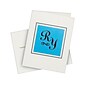 Avery Matte Personal Notecards, Textured White, 50/Box (3379)