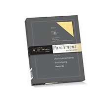 Southworth Parchment Specialty Paper, 24 lbs., 8.5 x 11, Gold, 100 Sheets/Box (P994CK)