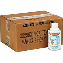 TimeMist Premium Aerosol Refill, Mango, 12/Carton (1042810)