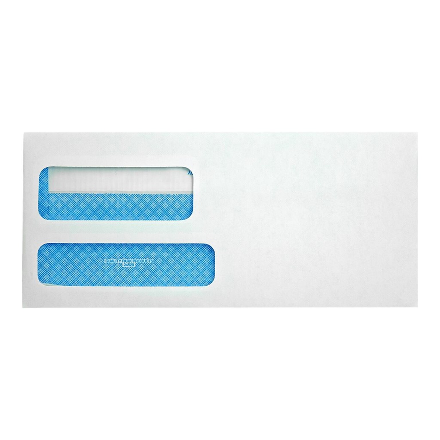 Quality Park Redi-Seal Security Tinted #9 Double Window Envelopes, 3 7/8 x 8 7/8, White Wove, 500/Box (QUA24529)