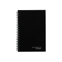 Cambridge 1-Subject Notebooks, 5 x 8, Wide Ruled, 80 Sheets, Black (06074)