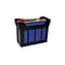 Staples® Plastic File Caddy with File Folders, Letter Size, Black (10613)