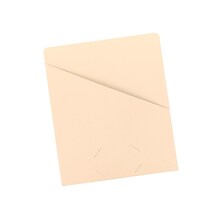 Smead Organized Up Slash File Jackets, Letter Size, Manila, 25/Pack (75430)