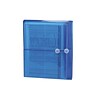 Smead Poly Envelope, Side-Load, 1-1/4 Expansion, Letter Size, Blue, 5/Pack (89522)