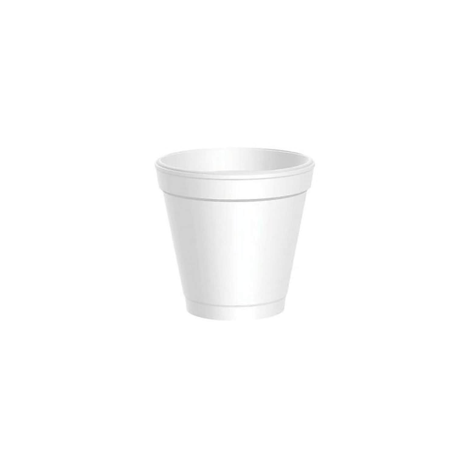 Dart J Cup Hot/Cold Cups, 4 Oz., White, 1000/Carton (4J4)