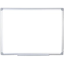 Bi-Office Earth-It Dry-Erase Whiteboard, Aluminum Frame, 3 x 4 (MA0500790)