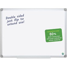 Bi-Office Earth-It Dry-Erase Whiteboard, Aluminum Frame, 3 x 4 (MA0500790)