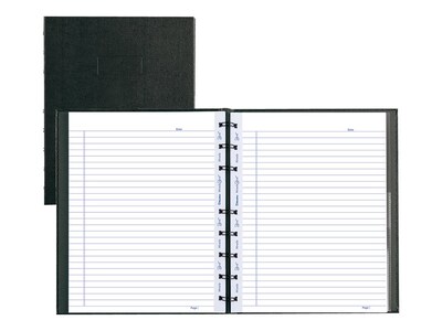 Blueline MiracleBind Professional Notebooks, 7.25" x 9.25", College Ruled, 75 Sheets, Black (AF9150.81)