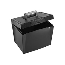 Pendaflex Portable Hanging File Box, Letter Size, Black (PFX 20861)