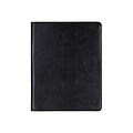 Cambridge Limited Refillable Professional Notebook, 6.63 x 9.5, Wide Ruled, 50 Sheets, Black (06589)