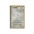 TOPS Second Nature 1-Subject Notebooks, 5 x 8, Narrow Ruled, 80 Sheets, Green (74108)