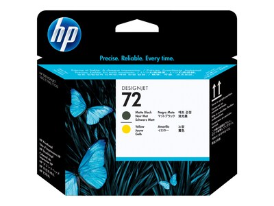 HP 72 Matte Black/Yellow Printhead (C9384A)