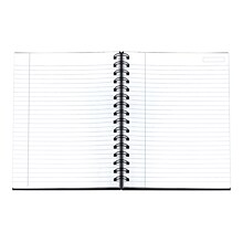 TOPS Royale Professional Notebooks, 5.88 x 8.25, College Ruled, 96 Sheets, Black (25330)