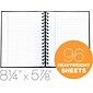 TOPS Royale Professional Notebooks, 5.88" x 8.25", College Ruled, 96 Sheets, Black (25330)