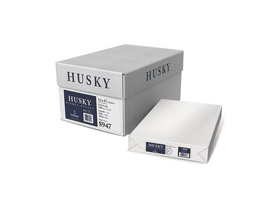 Domtar Husky Opaque Offset 11 x 17 Multipurpose Paper, 60 lbs., 94 Brightness, 500/Ream, 5 Reams/C