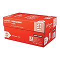Staples 3-Hole Punch Copy Paper, 8.5 x 11, 20 lbs., 500 Sheets/Ream, 10 Reams/Carton (221192)