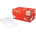 Staples 3-Hole Punch Copy Paper, 8.5 x 11, 20 lbs., 500 Sheets/Ream, 10 Reams/Carton (221192)