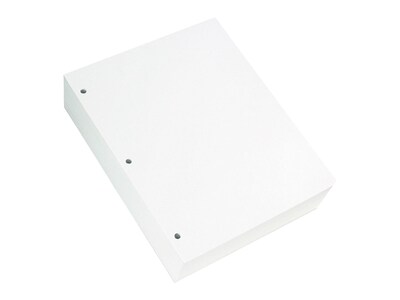 Multipurpose Paper, 8 1/2" x 11", 3-Hole Punched, Ream