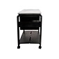 Advantus Plastic/Poly Mobile File Cart with Swivel Wheels, Black (AVT55758)