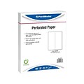 Printworks® Professional 8.5 x 11 Perforated Paper, 20 lbs., 92 Brightness, 2500 Sheets/Carton (04