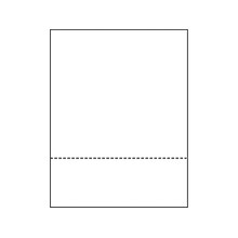 Printworks® Professional 8.5 x 11 Perforated Paper, 20 lbs., 92 Brightness, 2500 Sheets/Carton (04