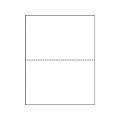 Printworks® Professional 8.5 x 11 Perforated Paper, 20 lbs., 92 Brightness, 2500 Sheets/Carton (04